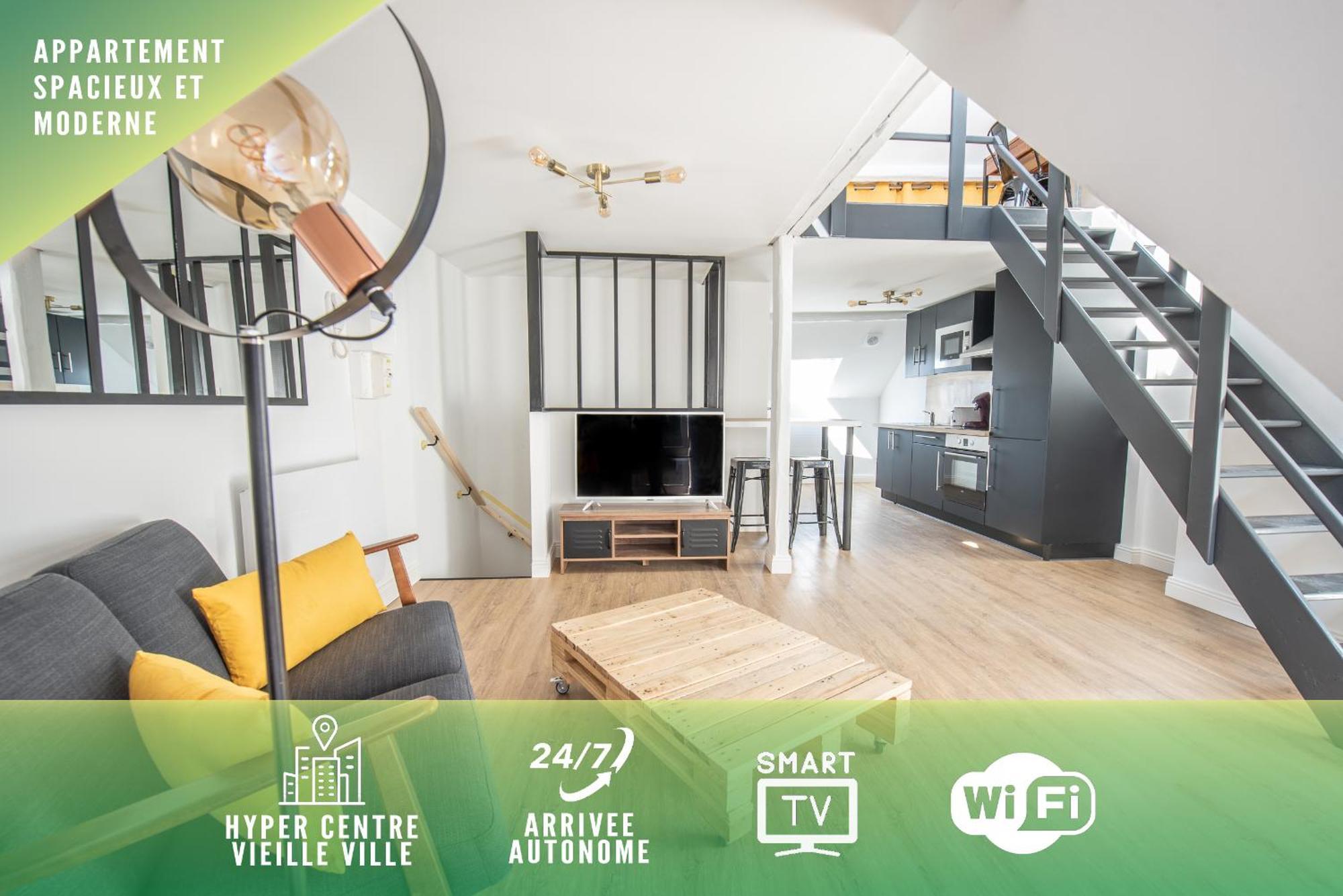 Au Nouveau Boulonnais - 4 Appartements Charmants Pour Couples, Familles Et Groupe D'Amis, Vieille Ville Et Centre Ville De Boulogne Sur Mer 外观 照片